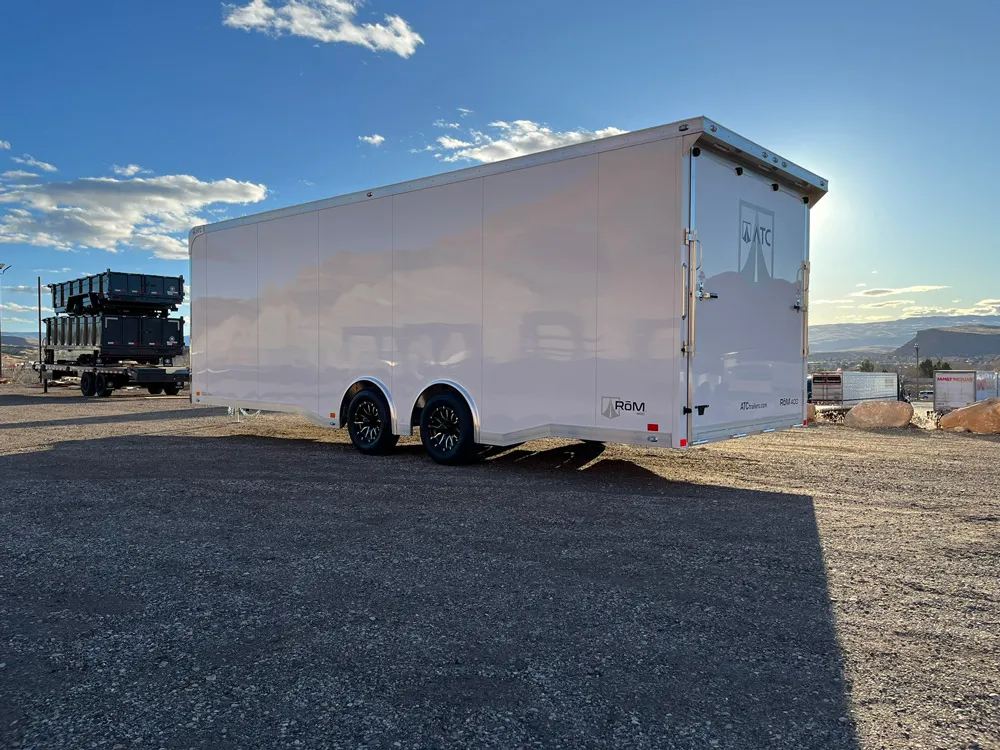 8.5 x 24 ATC ROM 400 Sport/Car Hauler White Left Rear