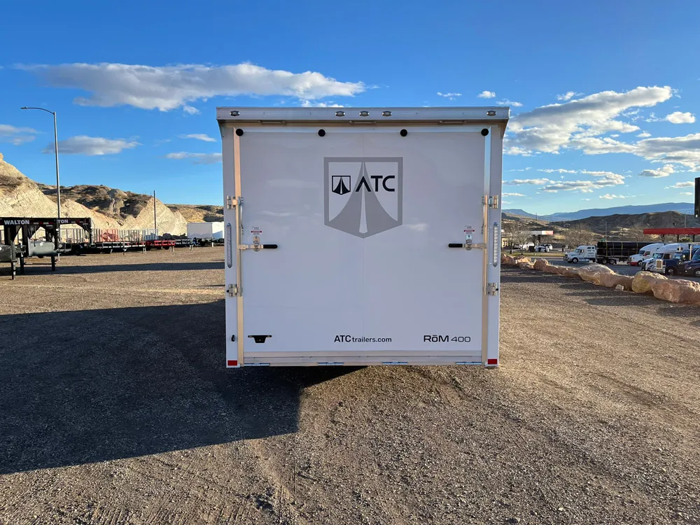 8.5 x 24 ATC ROM 400 Sport/Car Hauler White Rear