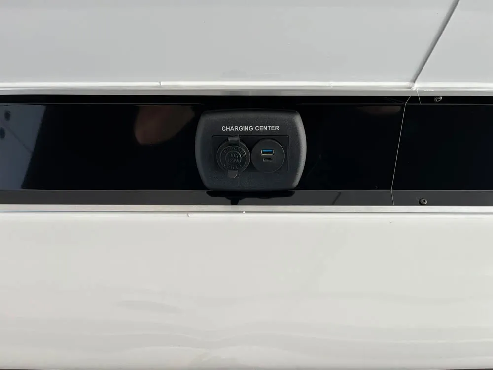 8.5 x 24 ATC ROM 450 Sport/Car Hauler Med Charcoal Charging Ports