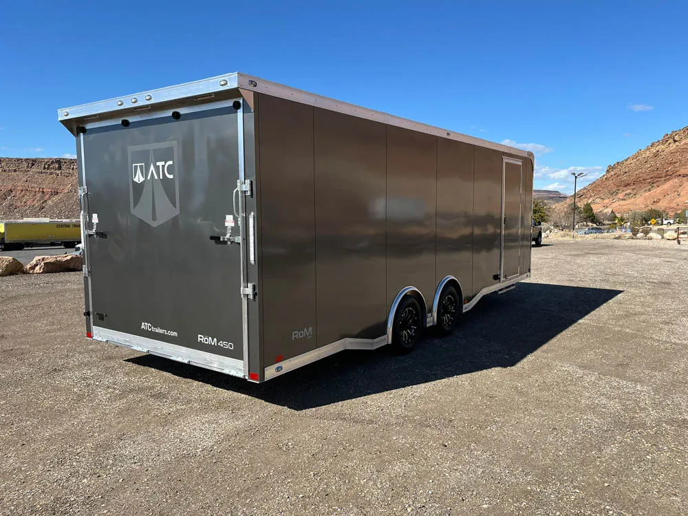 8.5 x 24 ATC ROM 450 Sport/Car Hauler Med Charcoal Right Rear