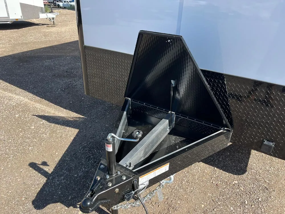 8.5 x 24 ATC ROM 450 Sport/Car Hauler Polar White jack and storage