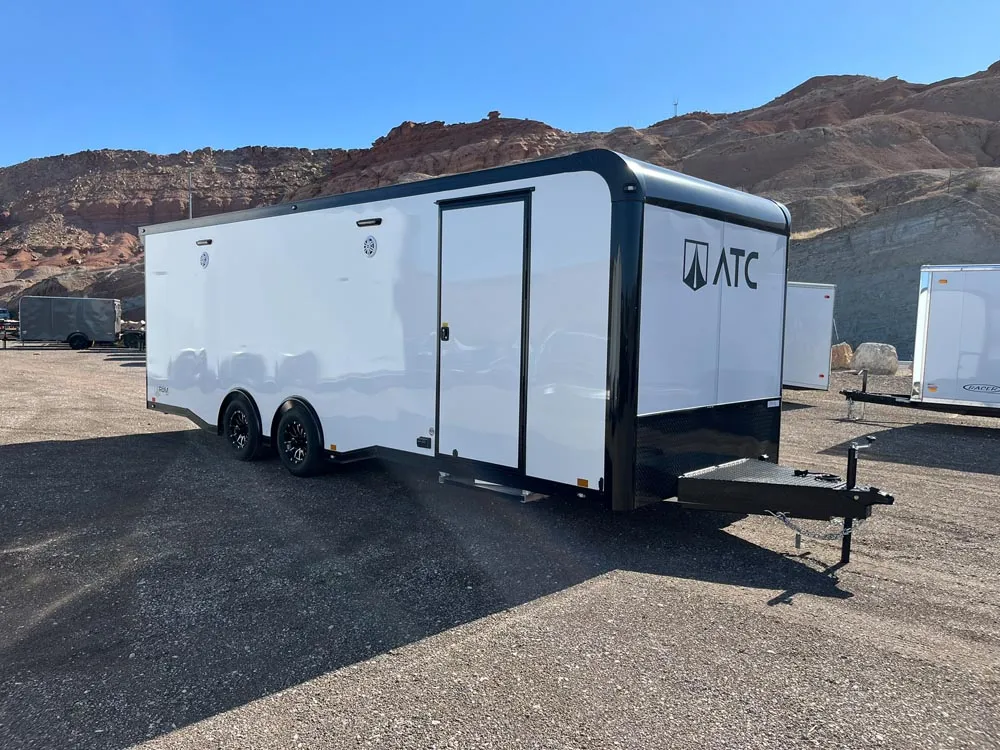 8.5 x 24 ATC ROM 450 Sport/Car Hauler Polar White right front