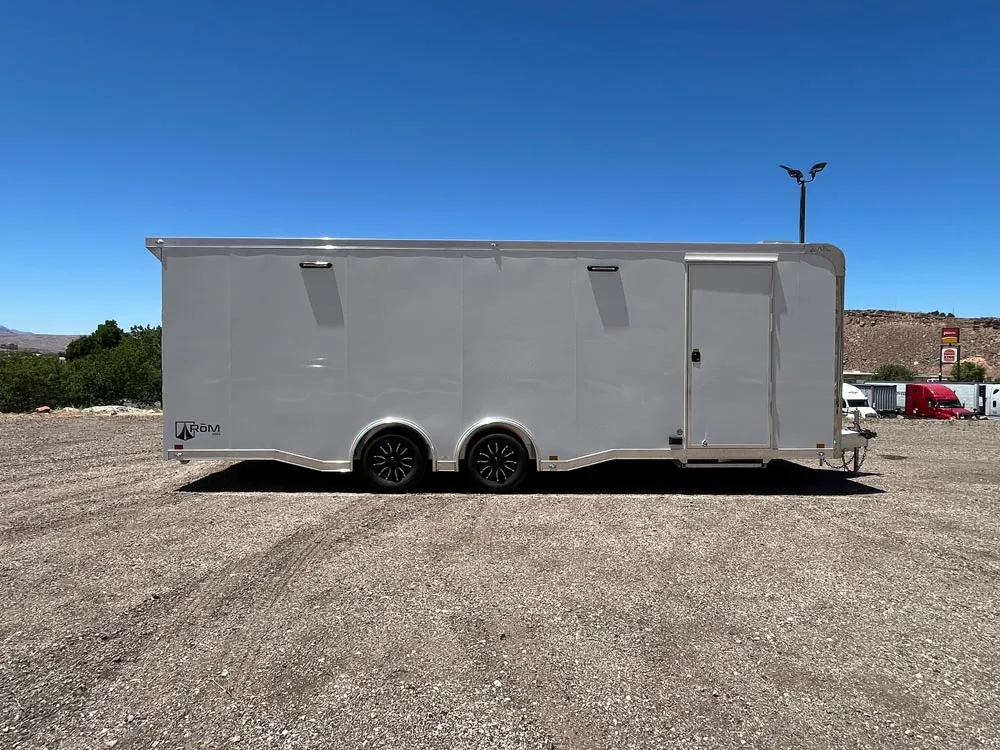 8.5 x 24 ATC ROM 450 Sport/Car Hauler Polar White right side