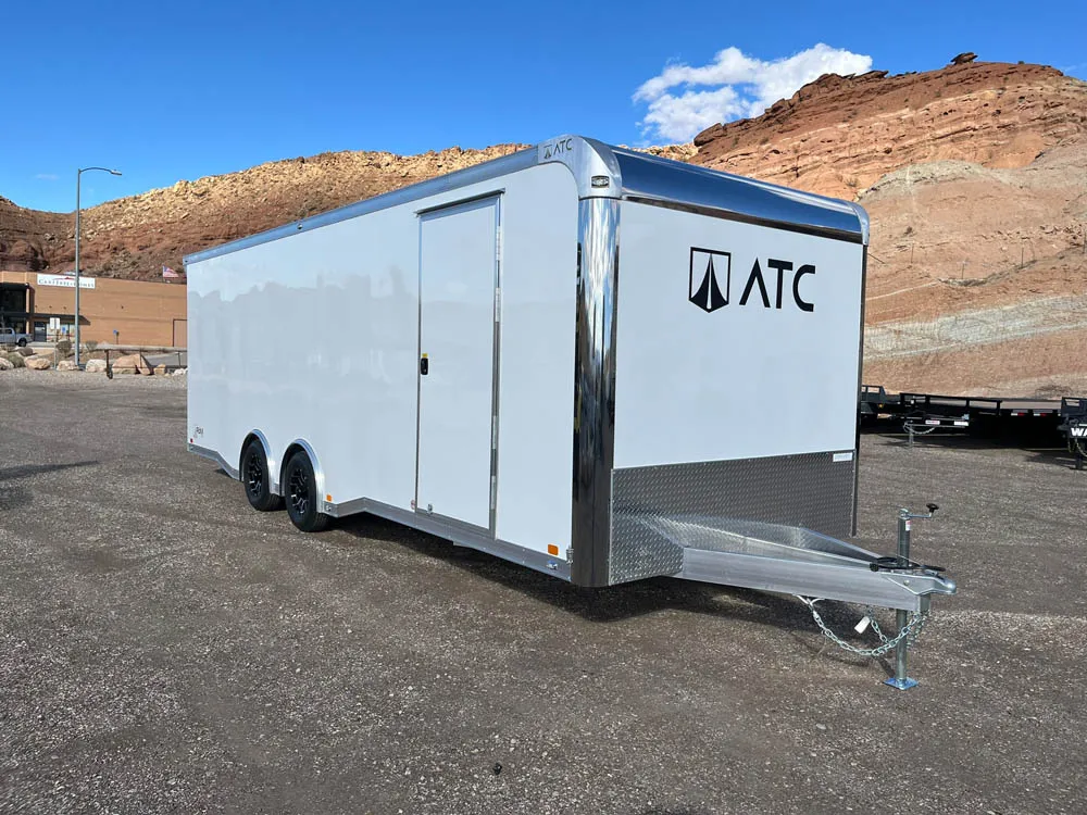 8.5 x 24 ATC ROM 450 Sport/Car Hauler White Front Right