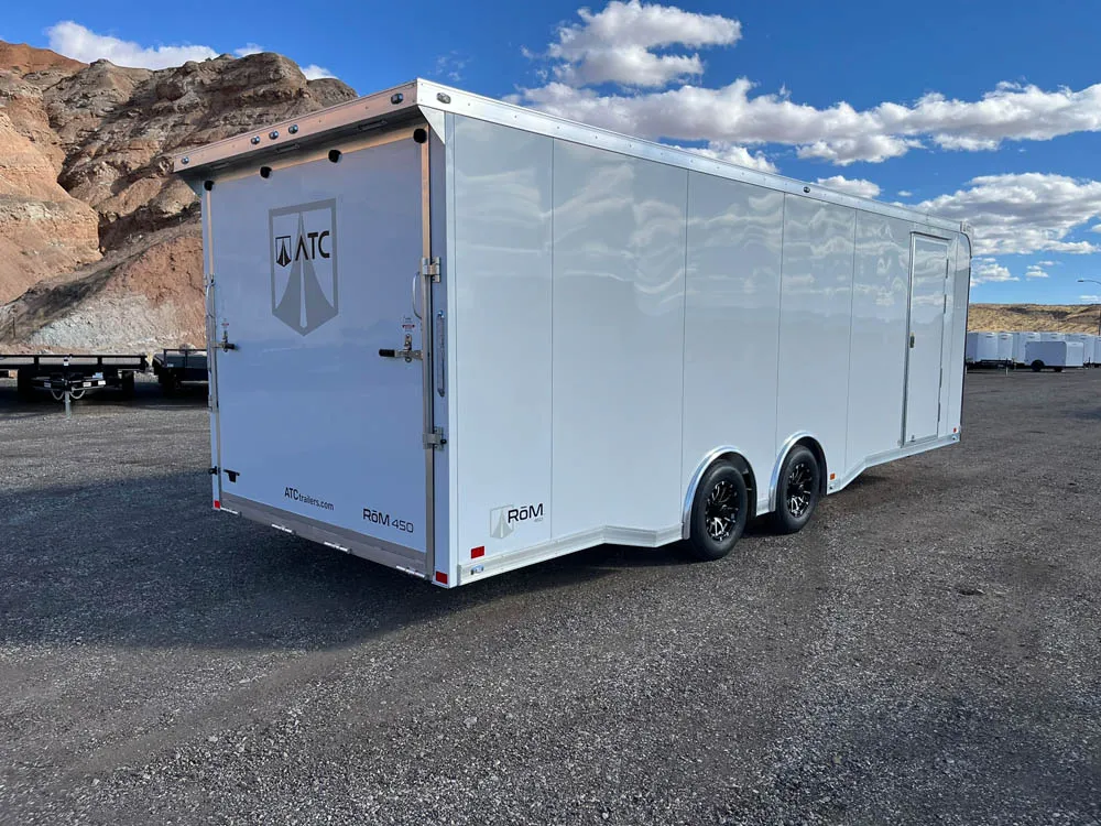 8.5 x 24 ATC ROM 450 Sport/Car Hauler White Rear Right