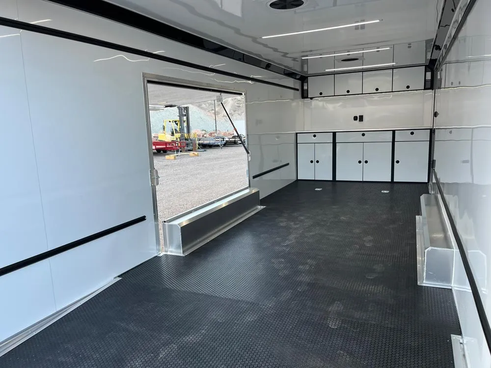 8.5 x 24 ATC ROM 550 Sport/Car Hauler Polar White inside side opening