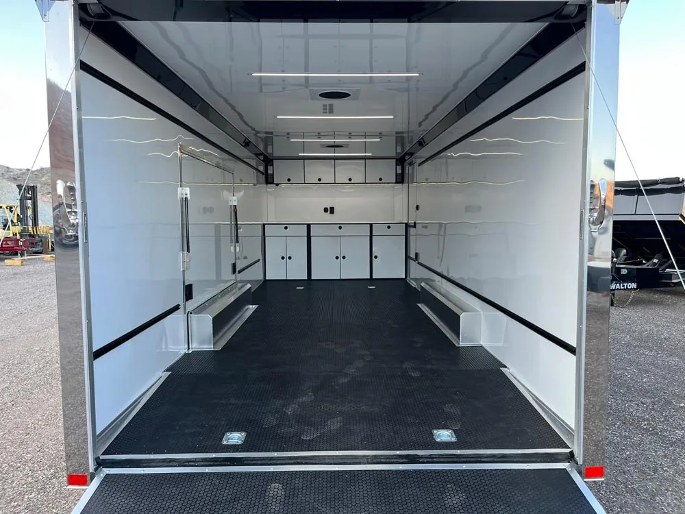 8.5 x 24 ATC ROM 550 Sport/Car Hauler Polar White rear towards front