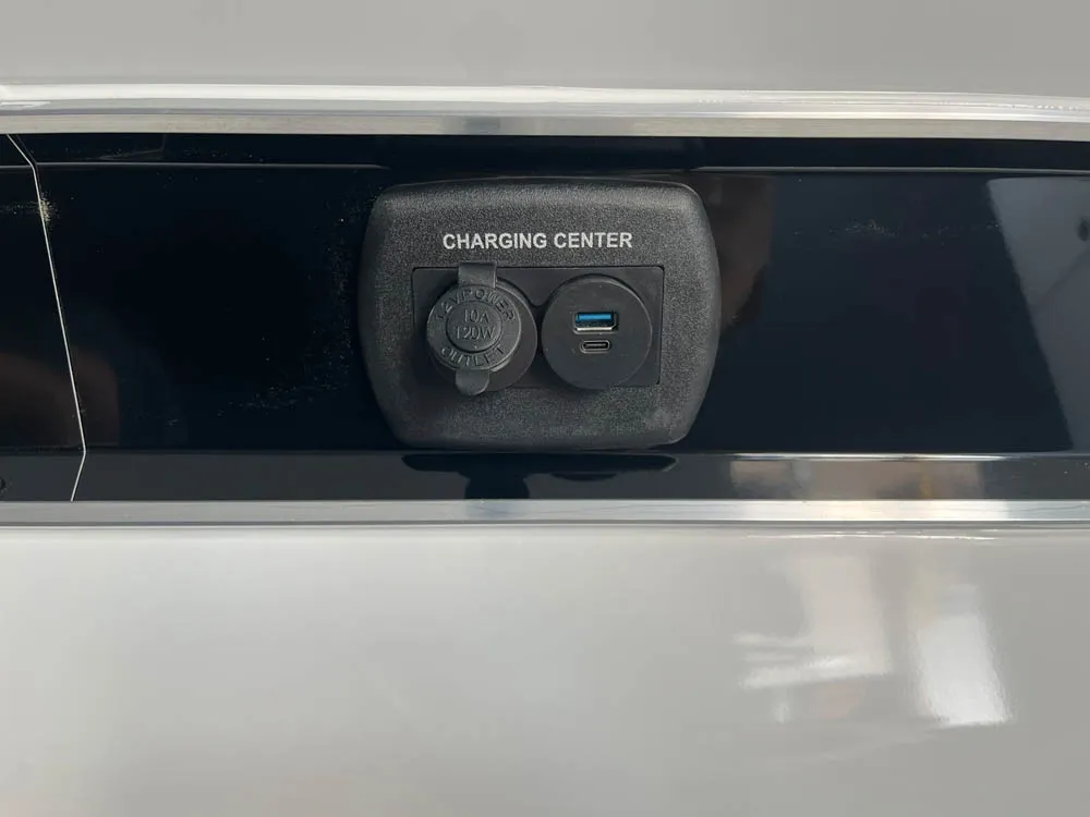 8.5 x 24 ATC ROM 550 Sport/Car Hauler White Charging Ports