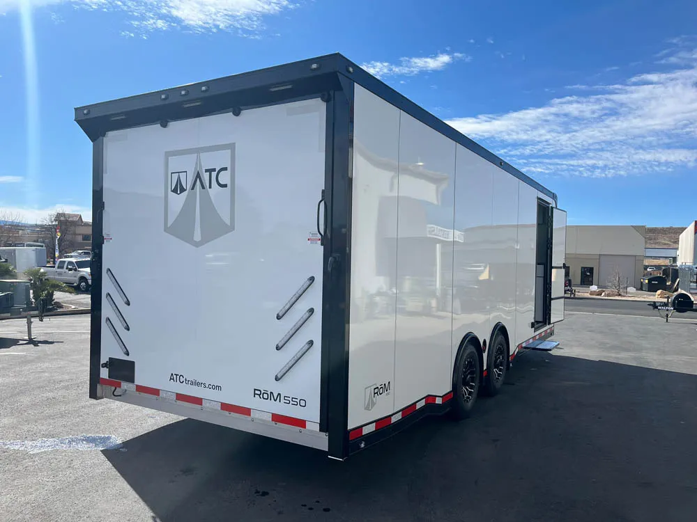 8.5 x 24 ATC ROM 550 Sport/Car Hauler White Right Rear