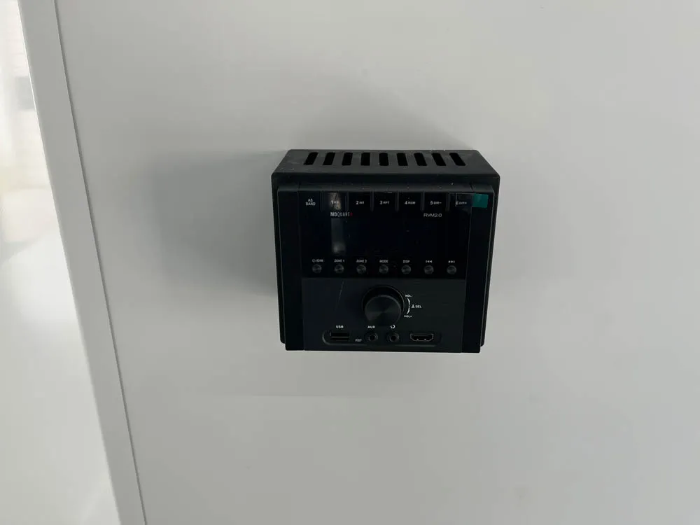 8.5 x 28 ATC ROM 550 Sport/Car Hauler Med Charcoal Stereo control