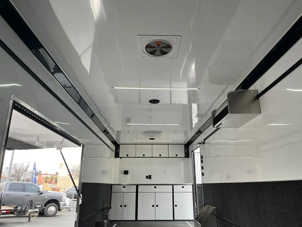 8.5 x 28 ATC ROM 550 Sport/Car Hauler Med Charcoal Inside Ceiling