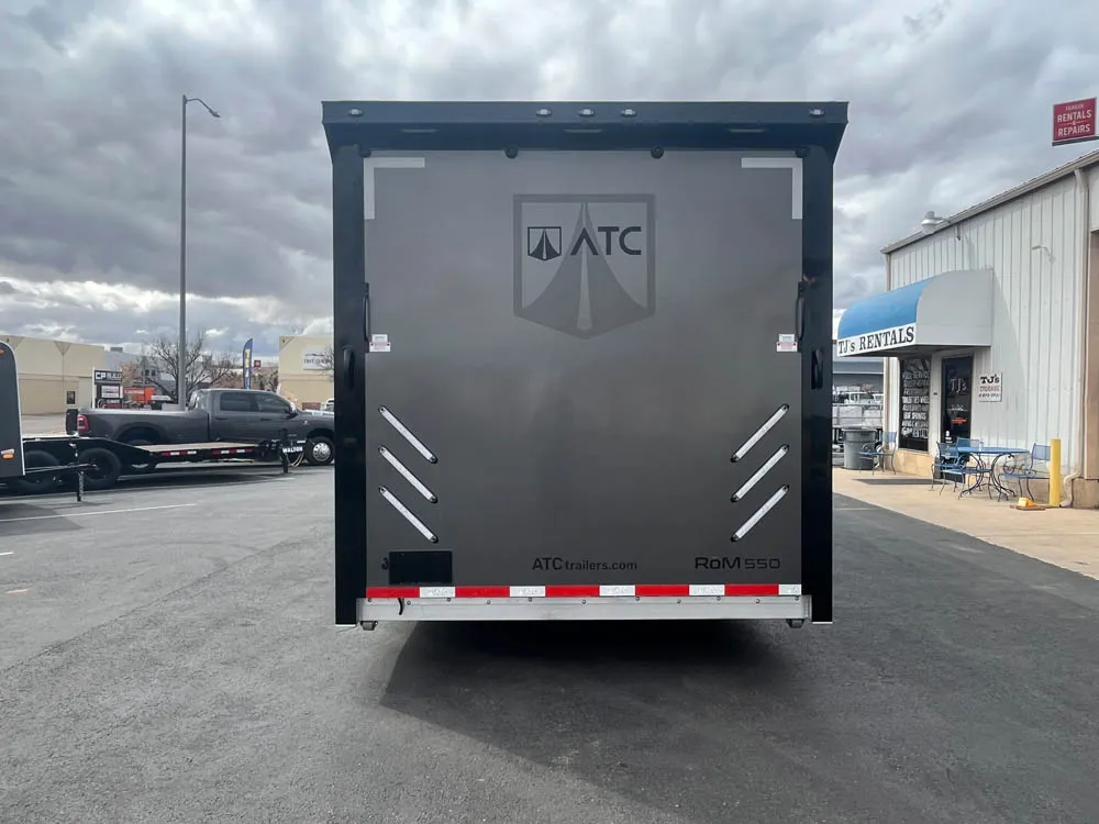 8.5 x 28 ATC ROM 550 Sport/Car Hauler Med Charcoal Rear