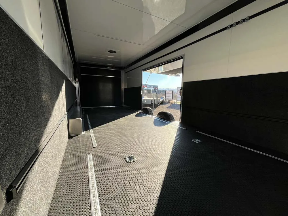 8.5 x 28 ATC ROM 550 Sport/Car Hauler Polar White inside towards rear