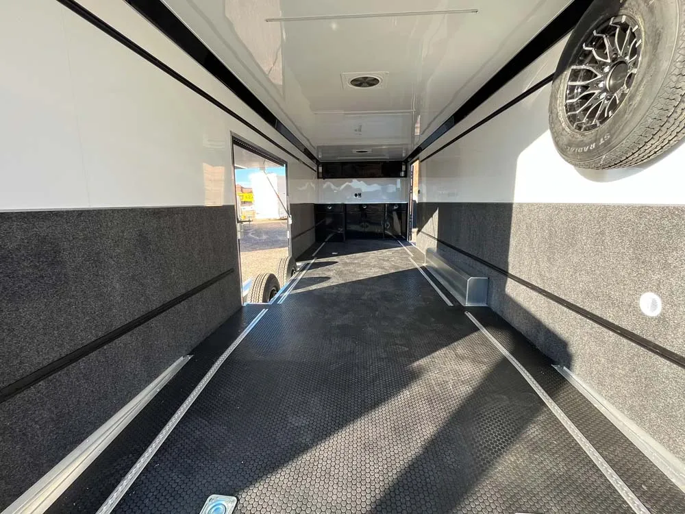 8.5 x 28 ATC ROM 550 Sport/Car Hauler Polar White inside towards front