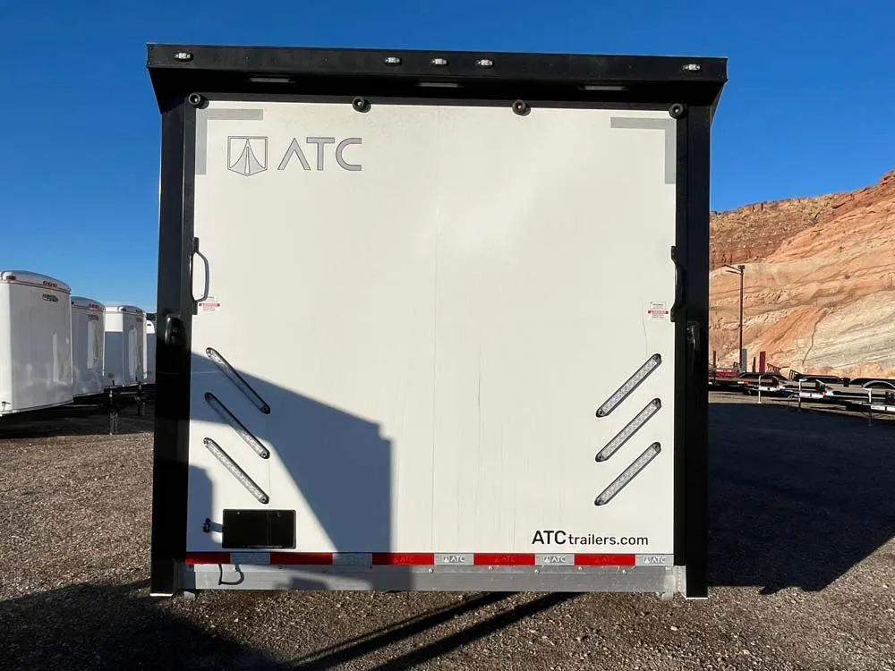 8.5 x 28 ATC ROM 550 Sport/Car Hauler Polar White rear