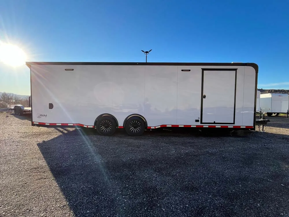 8.5 x 28 ATC ROM 550 Sport/Car Hauler Polar White right side