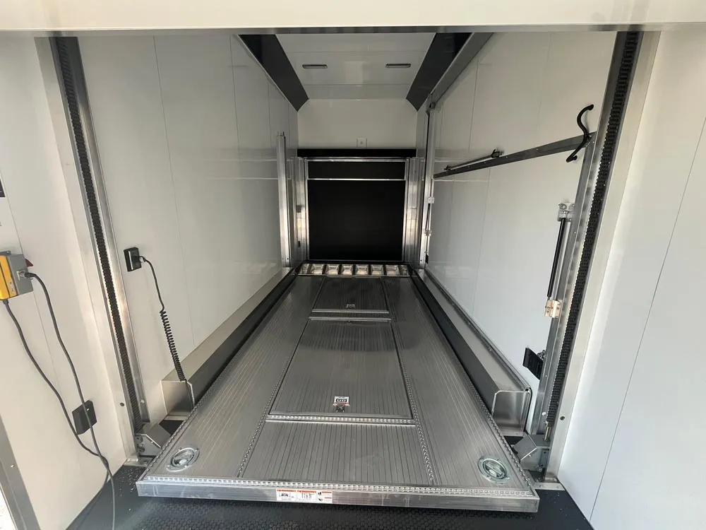 8.5 x 24 ATC ROM 800 Sport/Car Hauler Stacker White inside towards rear