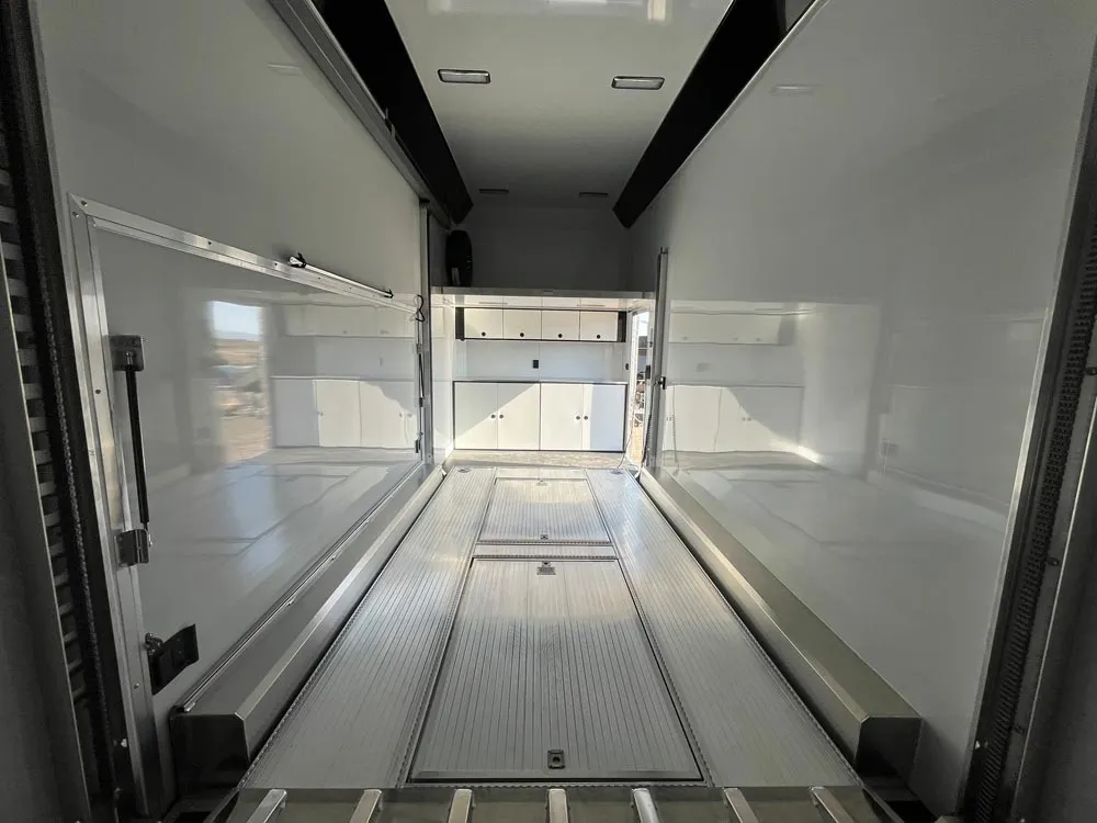 8.5 x 24 ATC ROM 800 Sport/Car Hauler Stacker White inside rear towards front