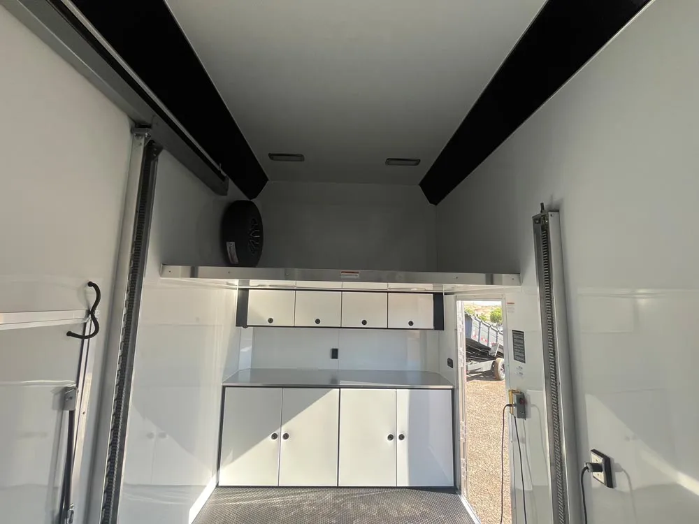 8.5 x 24 ATC ROM 800 Sport/Car Hauler Stacker White upper shelf