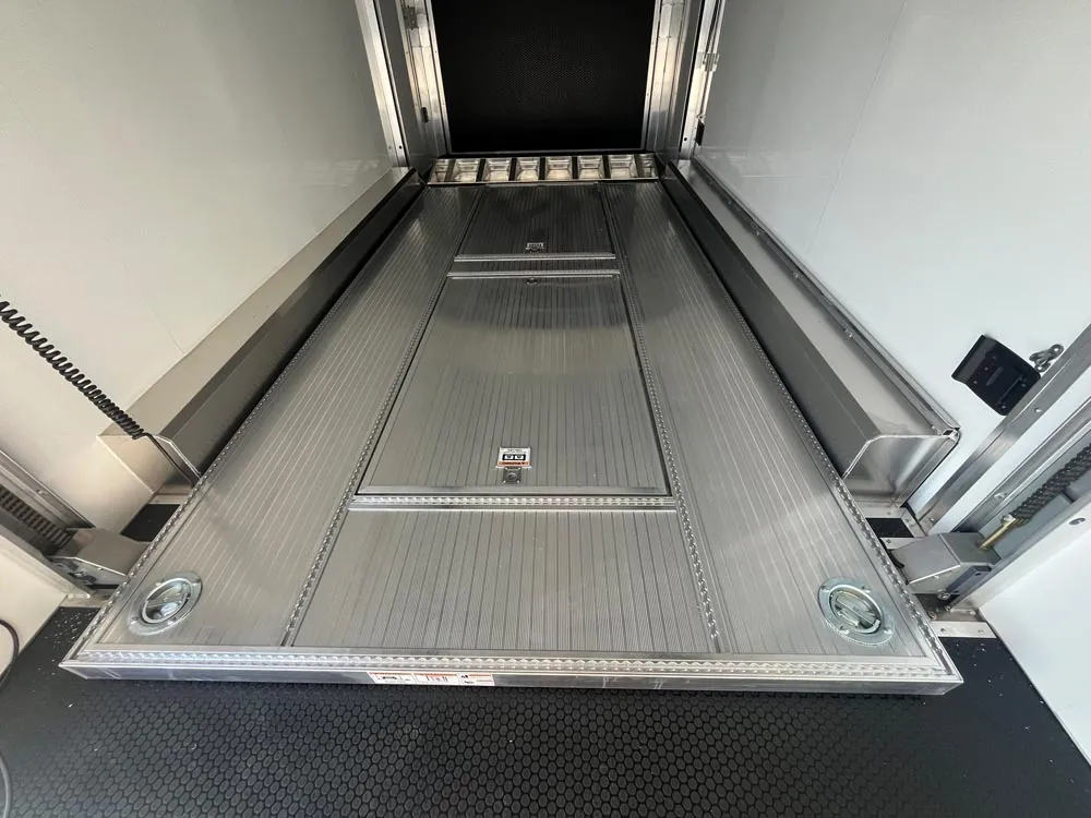 8.5 x 24 ATC ROM 800 Sport/Car Hauler Stacker White inside lift