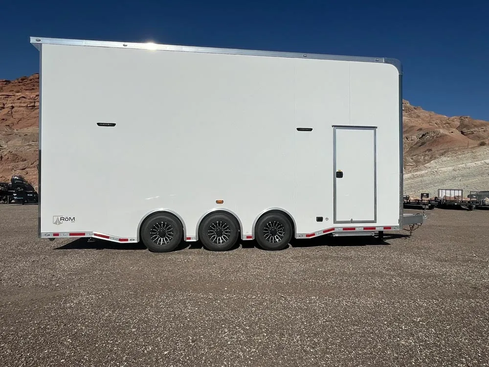 8.5 x 24 ATC ROM 800 Sport/Car Hauler Stacker White right side