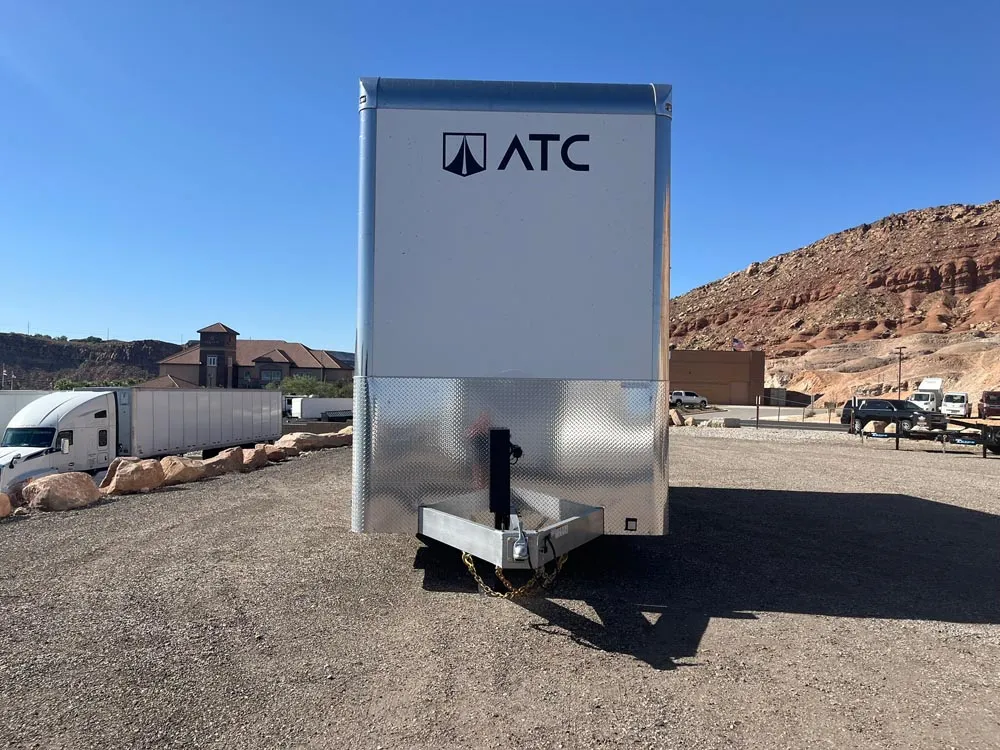 8.5 x 24 ATC ROM 800 Sport/Car Hauler Stacker White front