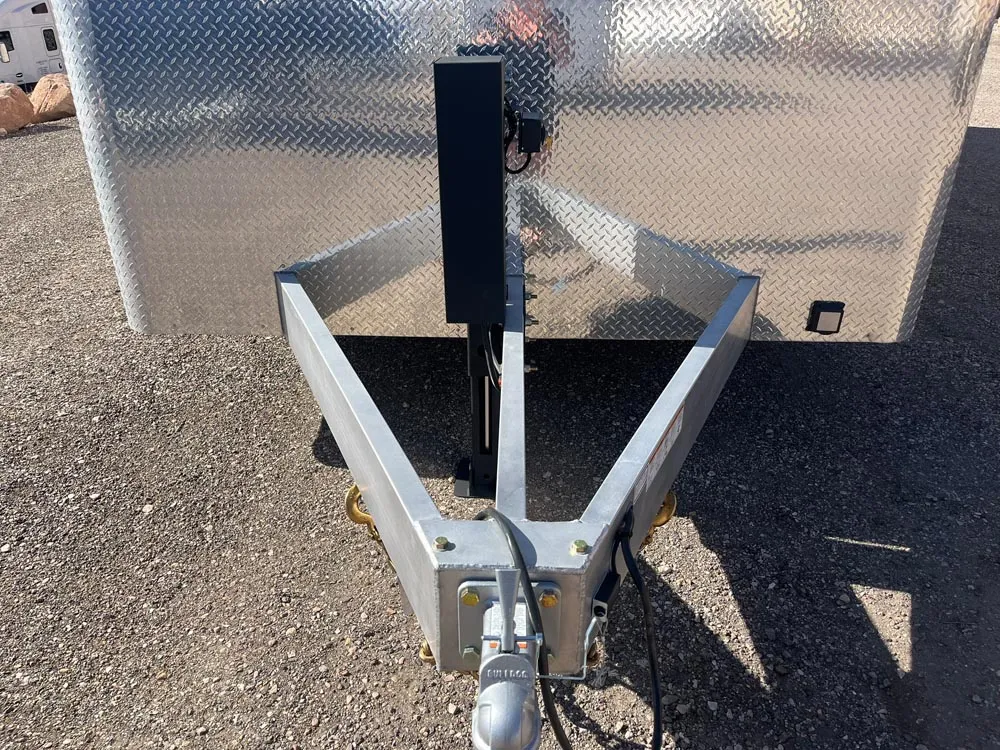 8.5 x 24 ATC ROM 800 Sport/Car Hauler Stacker White front tongue