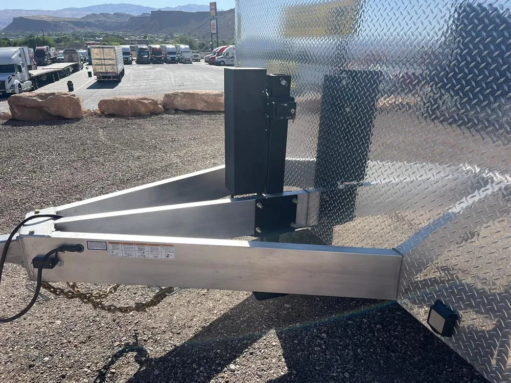 8.5 x 24 ATC ROM 800 Sport/Car Hauler Stacker White left side tongue