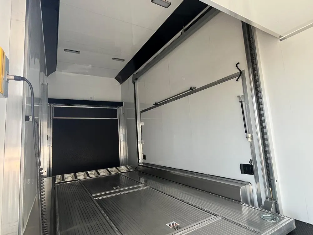 8.5 x 24 ATC ROM 800 Sport/Car Hauler Stacker White inside side door