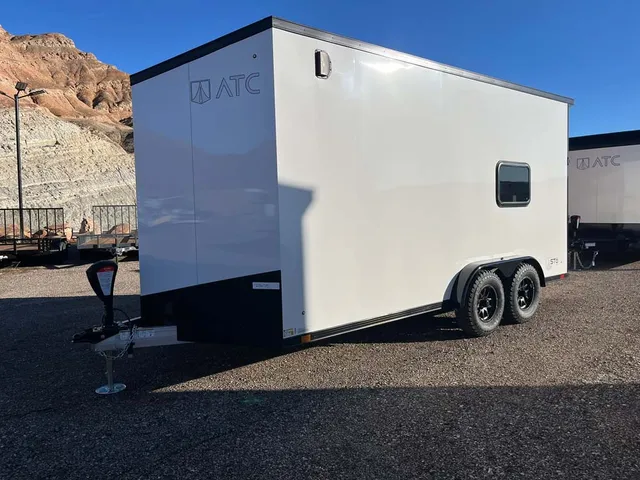 7.5 x 16 ATC STO 450 Cargo Trailer Tandem Polar White