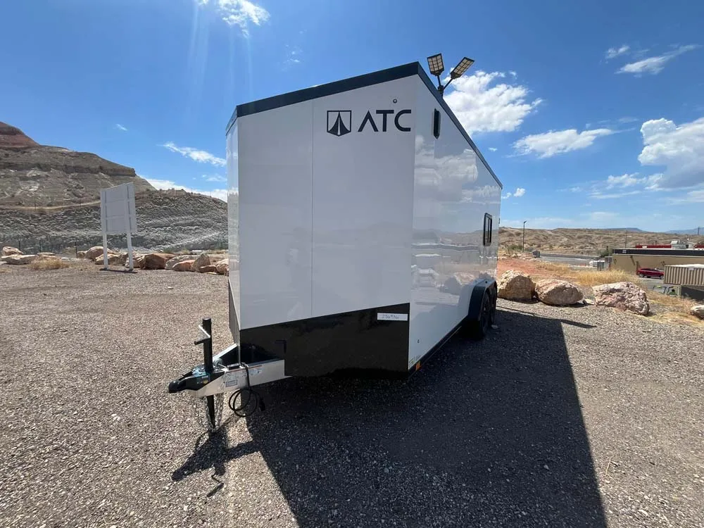 7.5 x 16 ATC STO 450 Cargo Trailer Tandem Polar White 0096