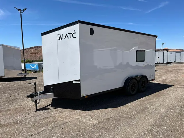 7.5 x 16 ATC STO 450 Cargo Trailer Tandem Polar White