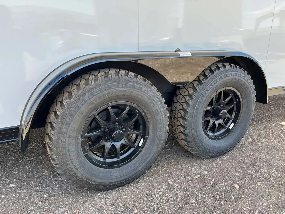 7.5 x 16 ATC STO 450 Cargo Trailer Tandem Polar White tires