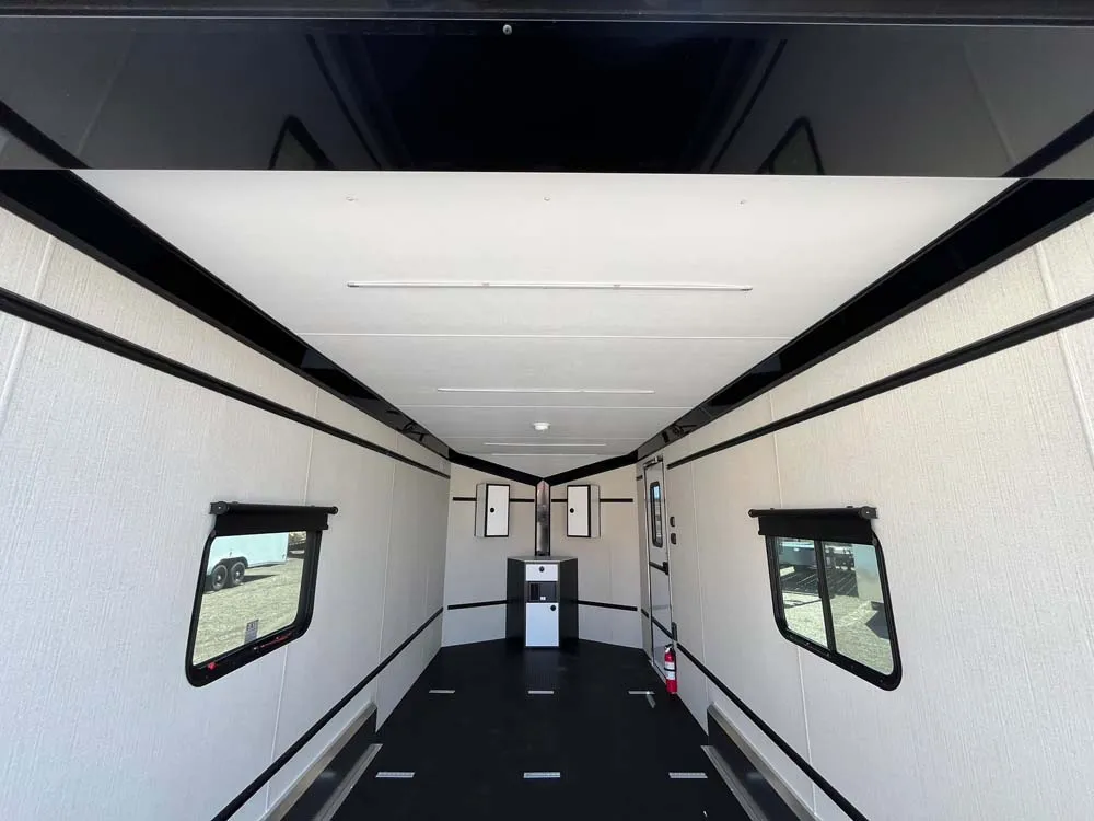 7.5 x 16 ATC STO 450 Cargo Trailer Tandem Polar White inside ceiling