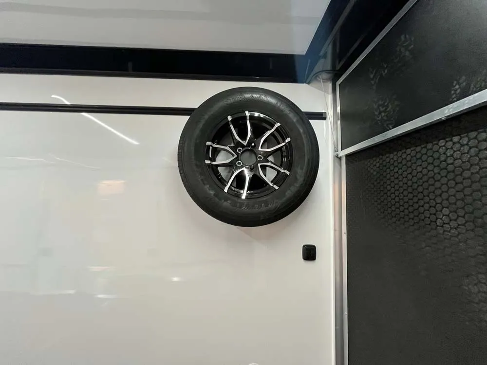 7.5 x 16 ATC STO 450 Cargo Trailer Tandem Silver Frost spare tire