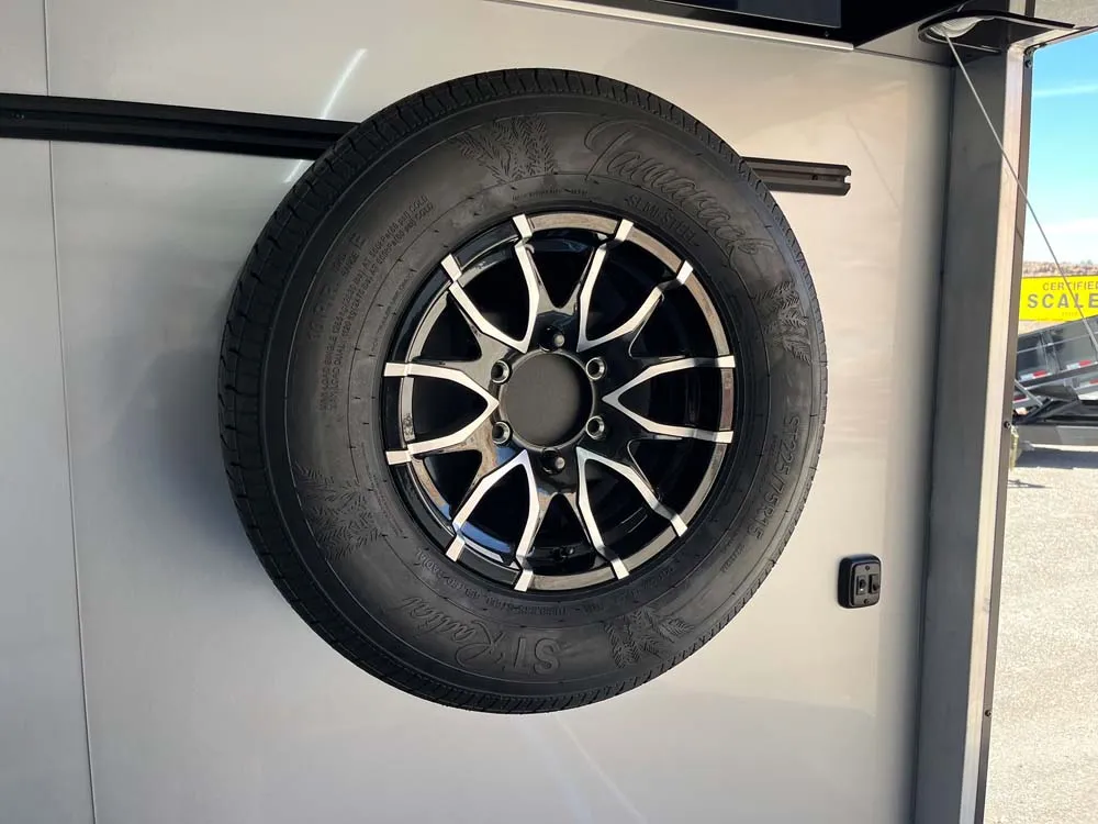 8.5 x 20 ATC STO 450 Cargo Trailer Tandem Silver Frost spare tire