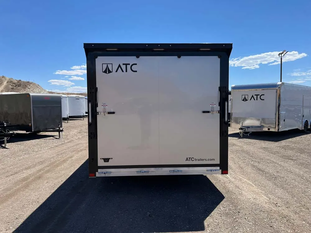 8.5 x 20 ATC STO 450 Cargo Trailer Tandem Silver Frost rear