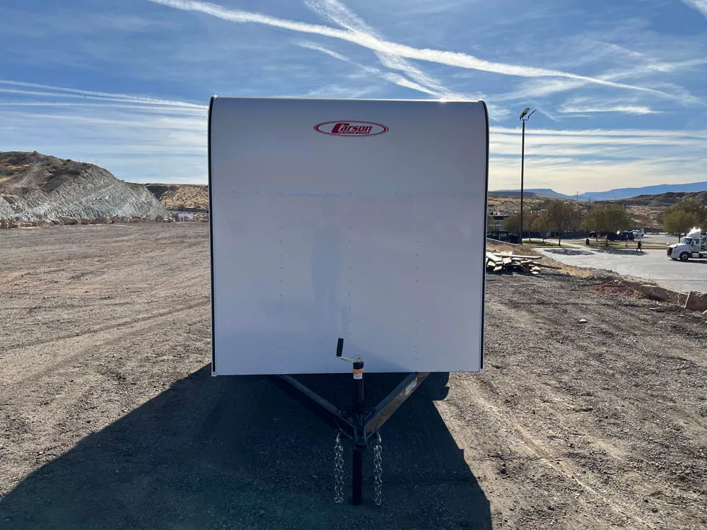 6 x 12 Carson Cargo Trailer Single Barn Door front