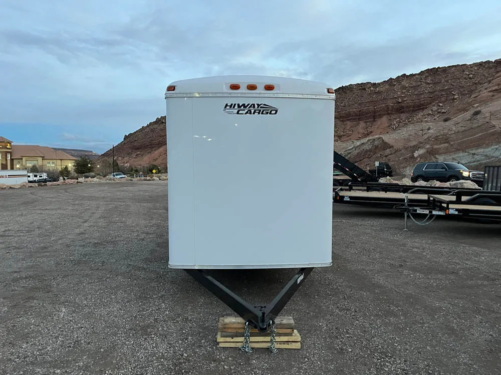 6 x 12 Carson HiWay Cargo Trailer Single Barn Doors front