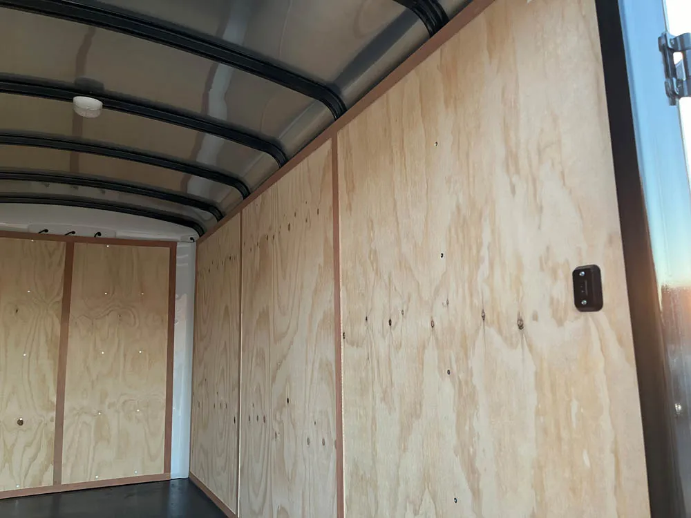 6 x 12 Carson HiWay Cargo Trailer Single Barn Doors inside