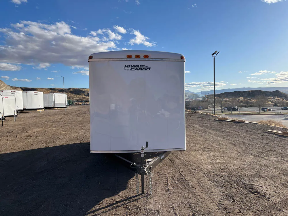 7 x 14 Carson HiWay Cargo Trailer Tandem Barns Doors front