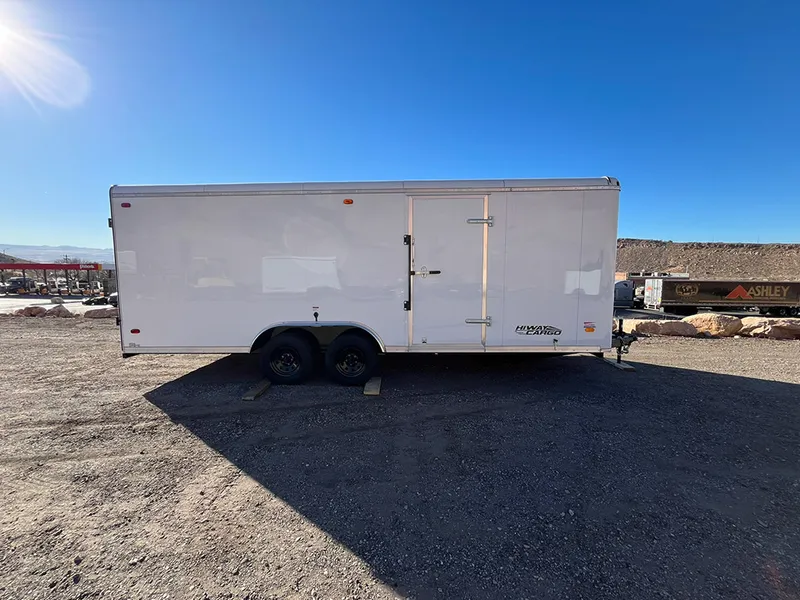 8.5 x 20 Carson HiWay Cargo Trailer Tandem Barn Doors