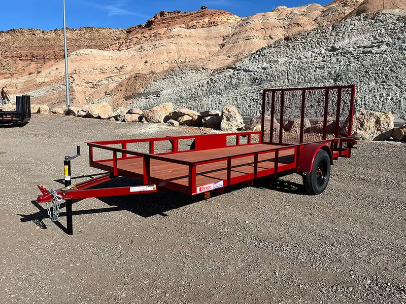 6.5 x 14 Carson Utility Trailer Single Red