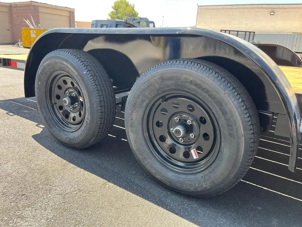 7 x 18 GMS Flat Bed Trailer 7K Tandem tires