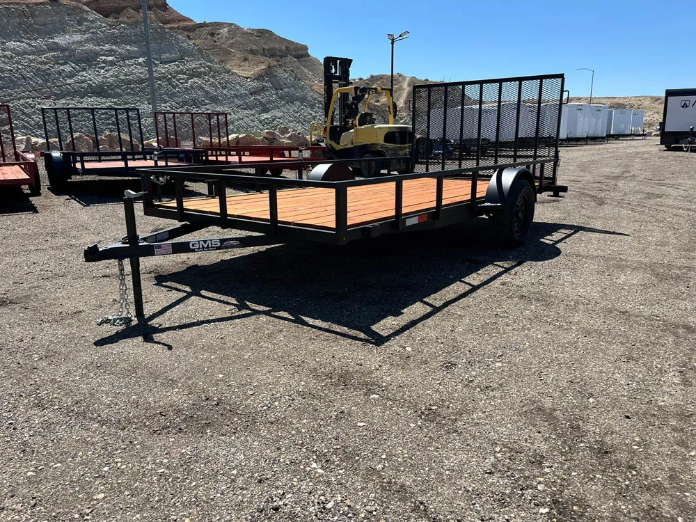 7 x 14 GMS Utility Trailer Single front left