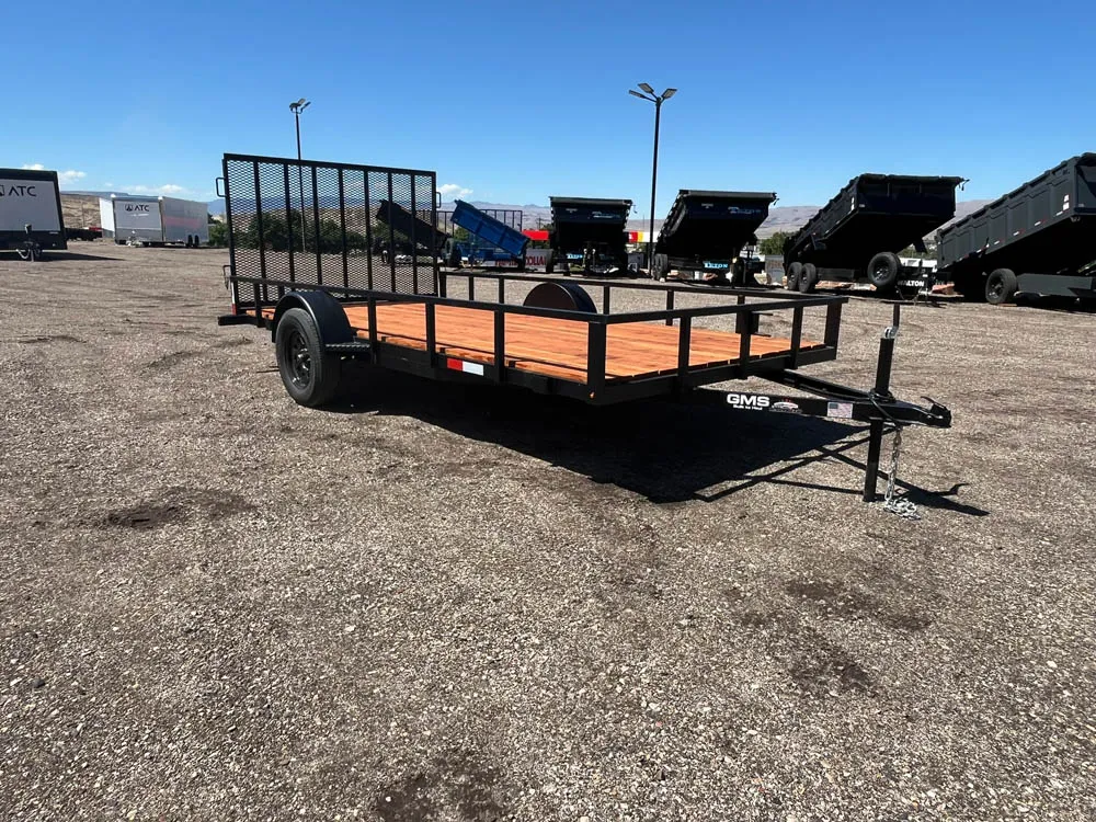 7 x 14 GMS Utility Trailer Single front right