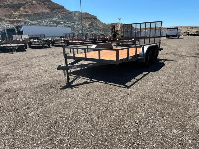 7 x 14 GMS Utility Trailer Tandem Gray