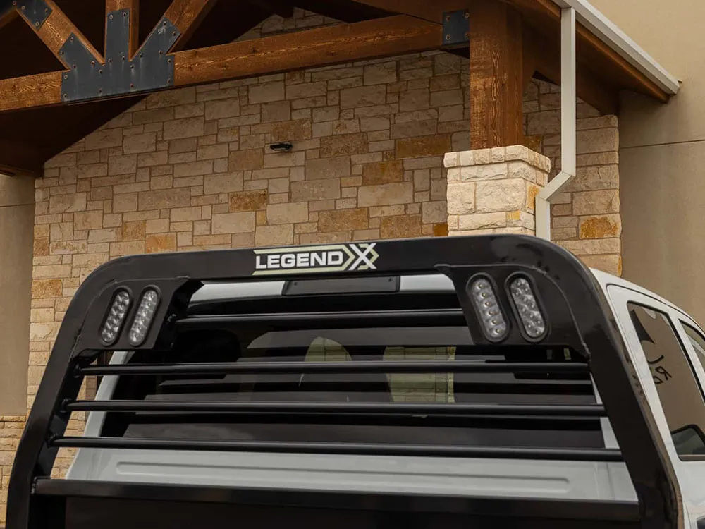LEGEND X Viking Pro Series Truck Bed Cab & Chassis 1999-Current 11'4" Long Bed Dual Rear Wheel rear rack