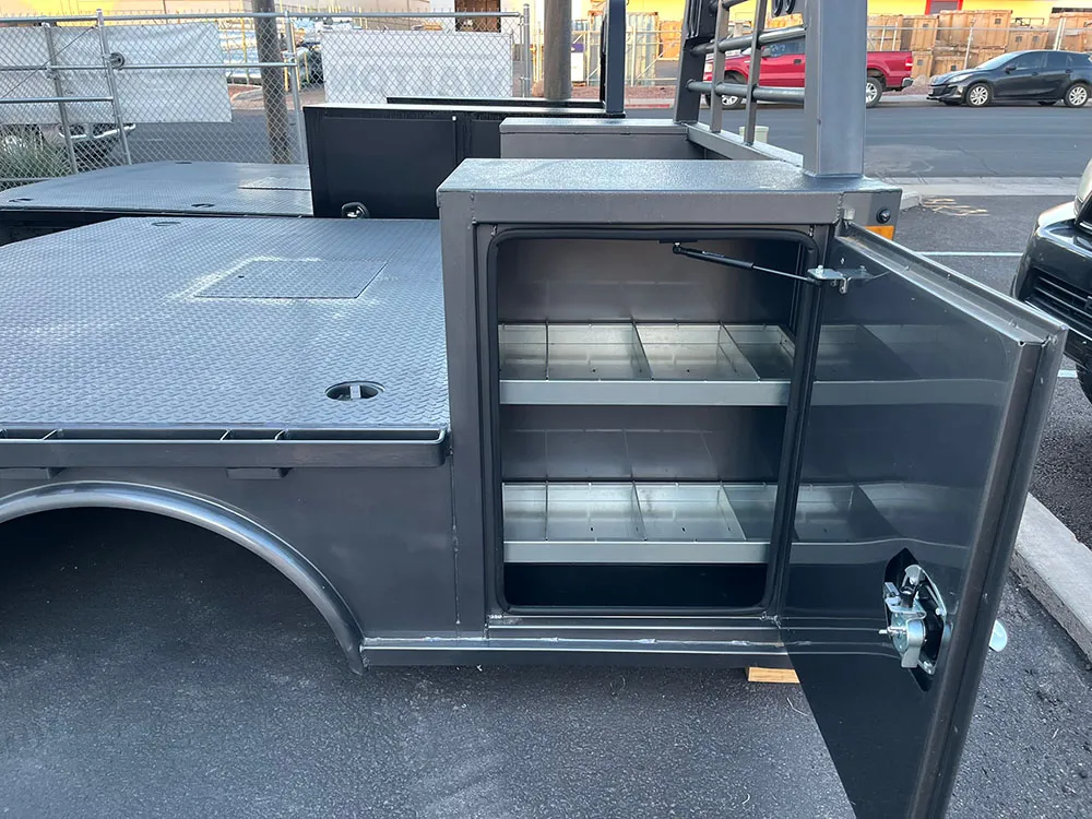 LEGEND X Viking Pro Series Truck Bed Ram 2003-Current 8'6" Long Bed Dual Rear Wheel side cabinet