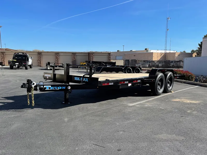 7 x 22 Teton Tilt Trailer 3/4 16K w/Lock Out